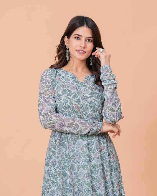 Adrita Georgette Anarkali Kurta