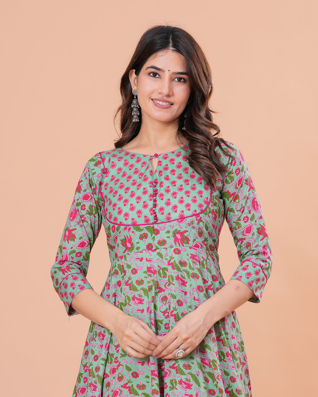 Barkha Cotton Anarkali Kurta with Palazzo