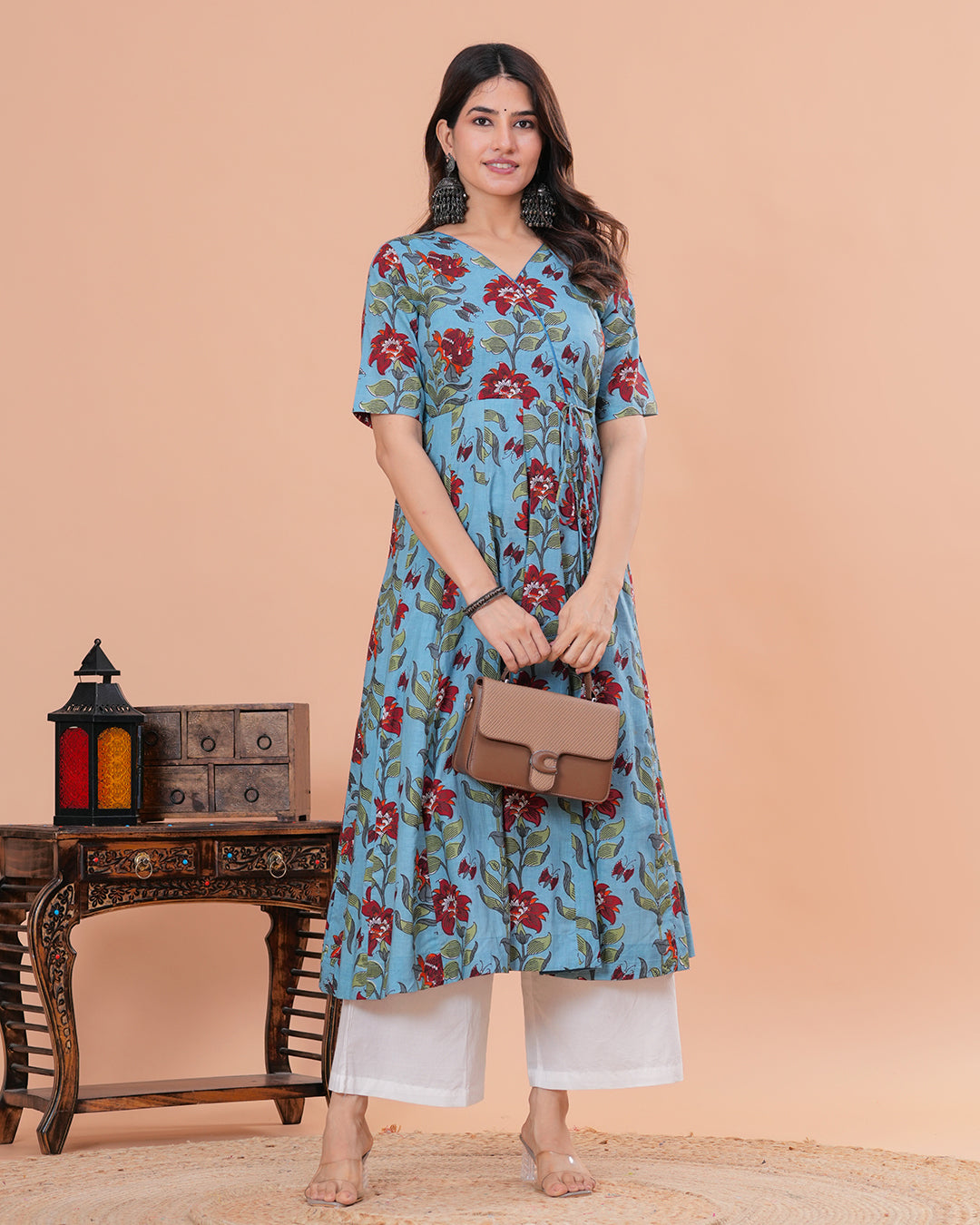 Anahita Cotton Angrakha  Anarkali Kurta