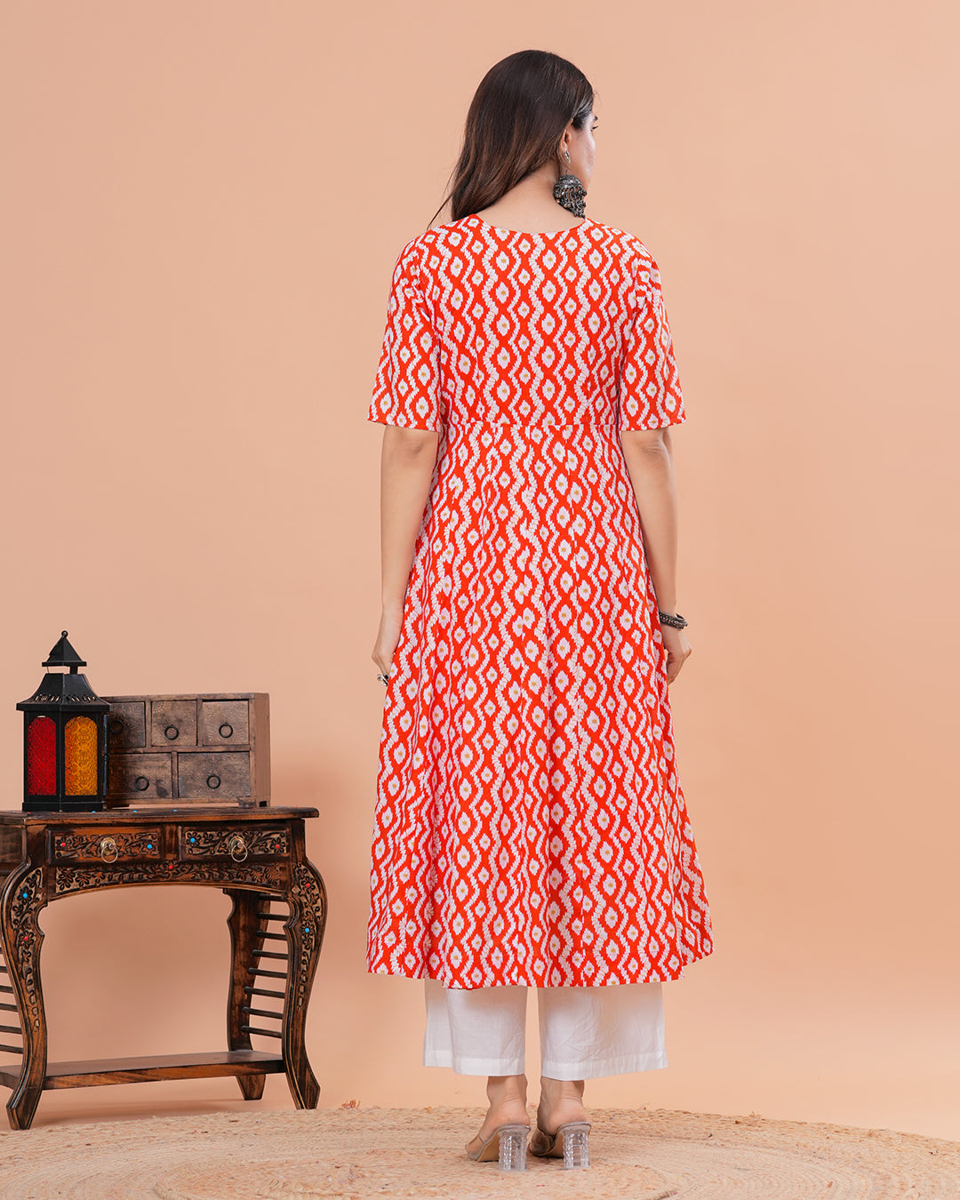Khwabeeda Cotton Anarkali Kurta