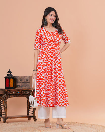 Khwabeeda Cotton Anarkali Kurta