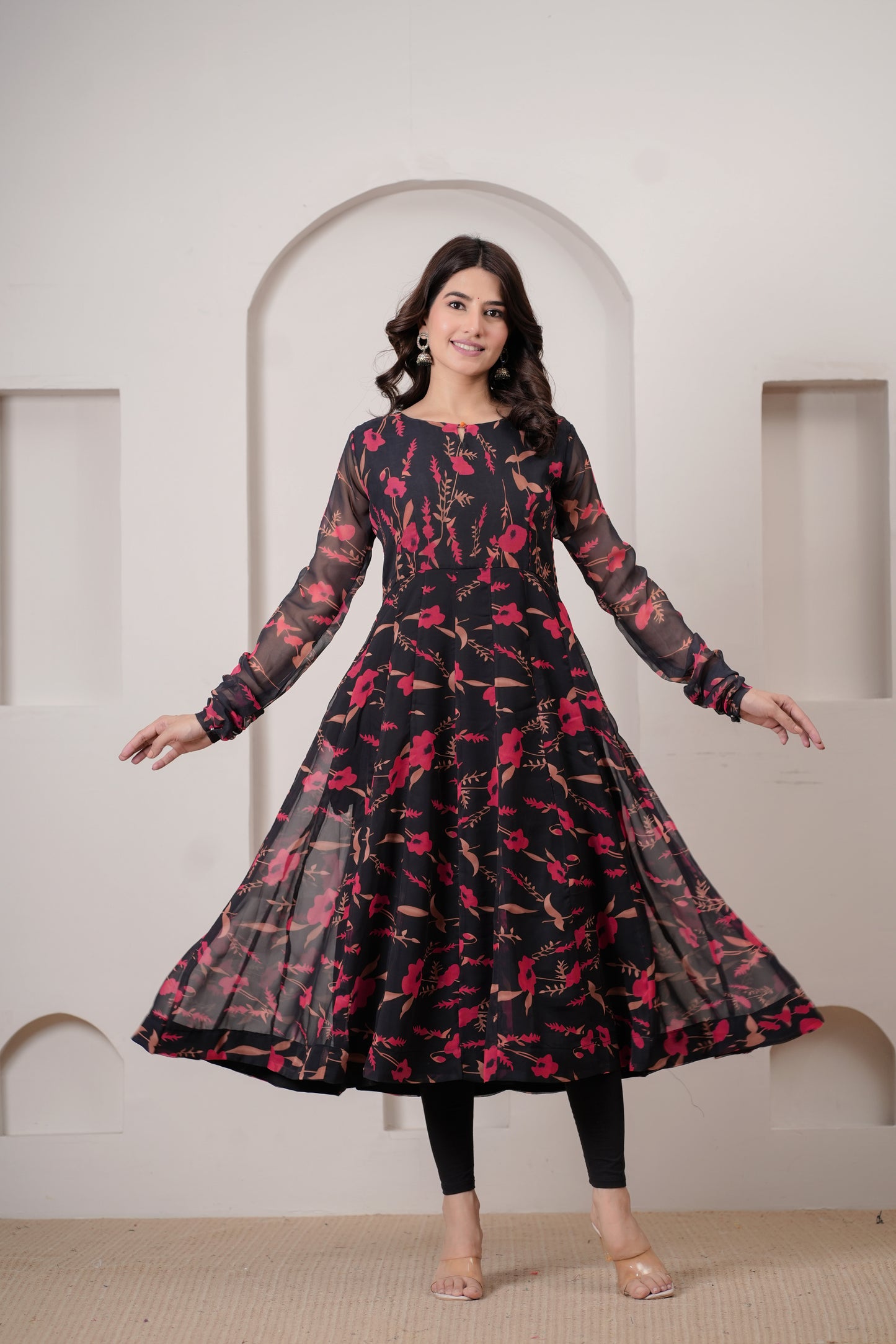 Toshani Weightless Georgette Anarkali Kurta
