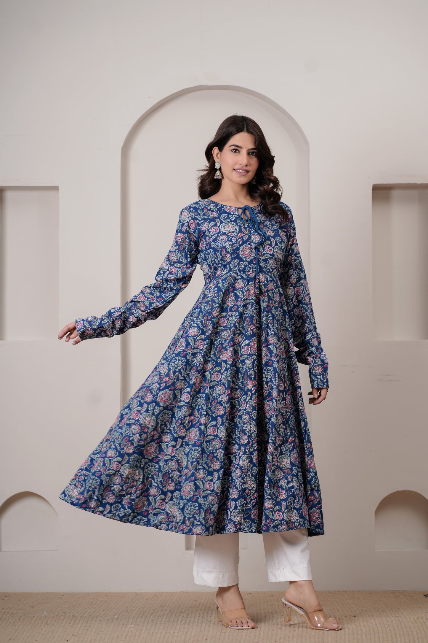 Sajda Cotton Anarkali Kurta