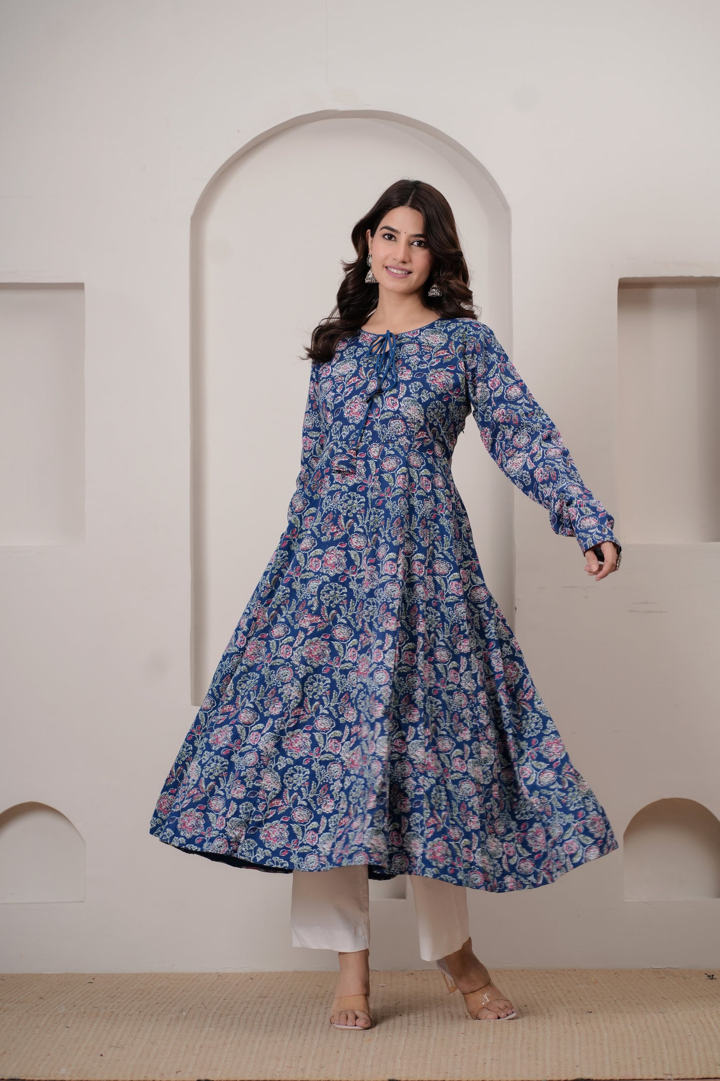Sajda Cotton Anarkali Kurta