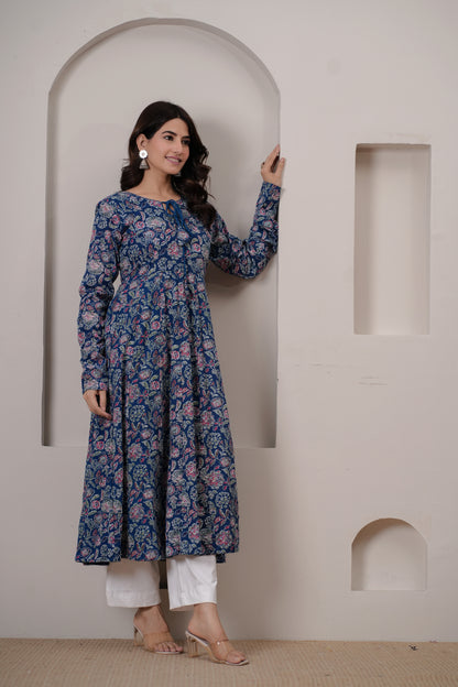 Sajda Cotton Anarkali Kurta
