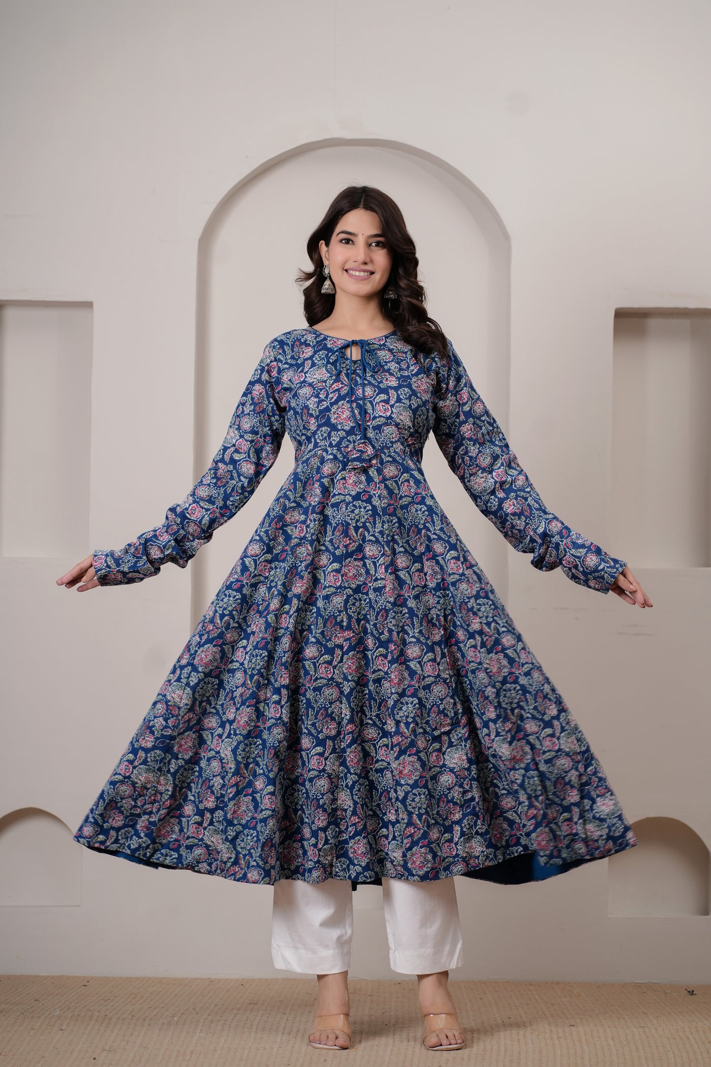 Sajda Cotton Anarkali Kurta