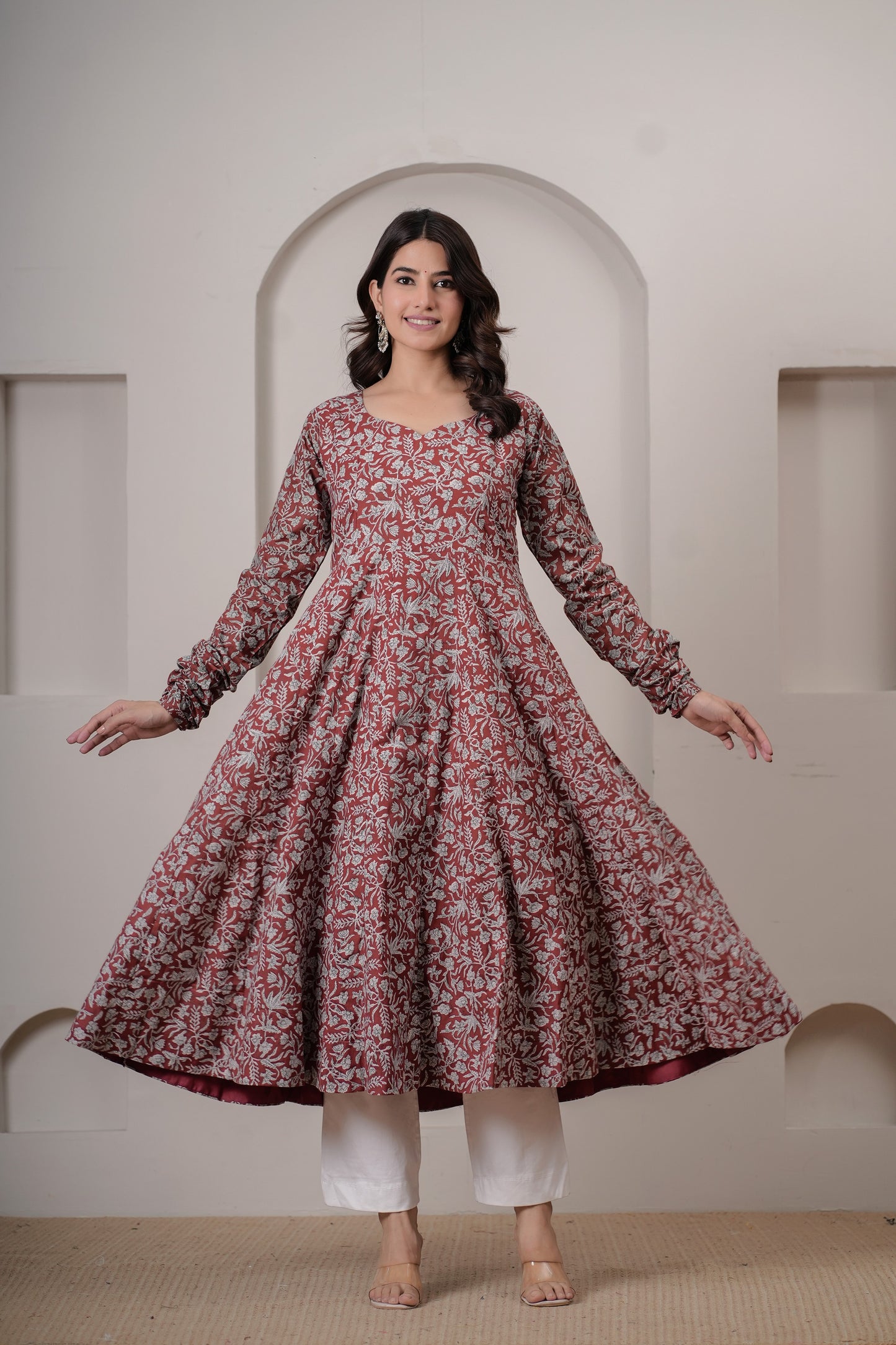 Tamaya Cotton Anarkali Kurta