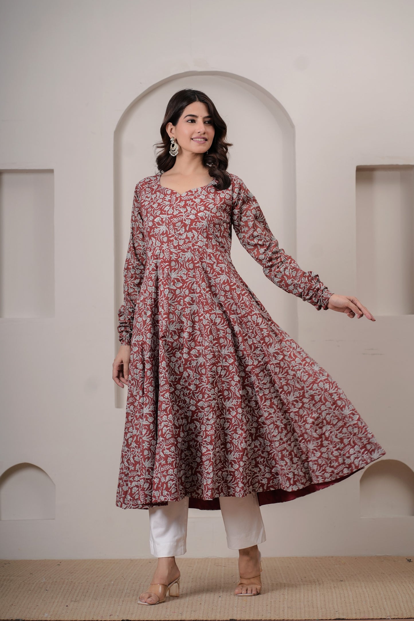 Tamaya Cotton Anarkali Kurta