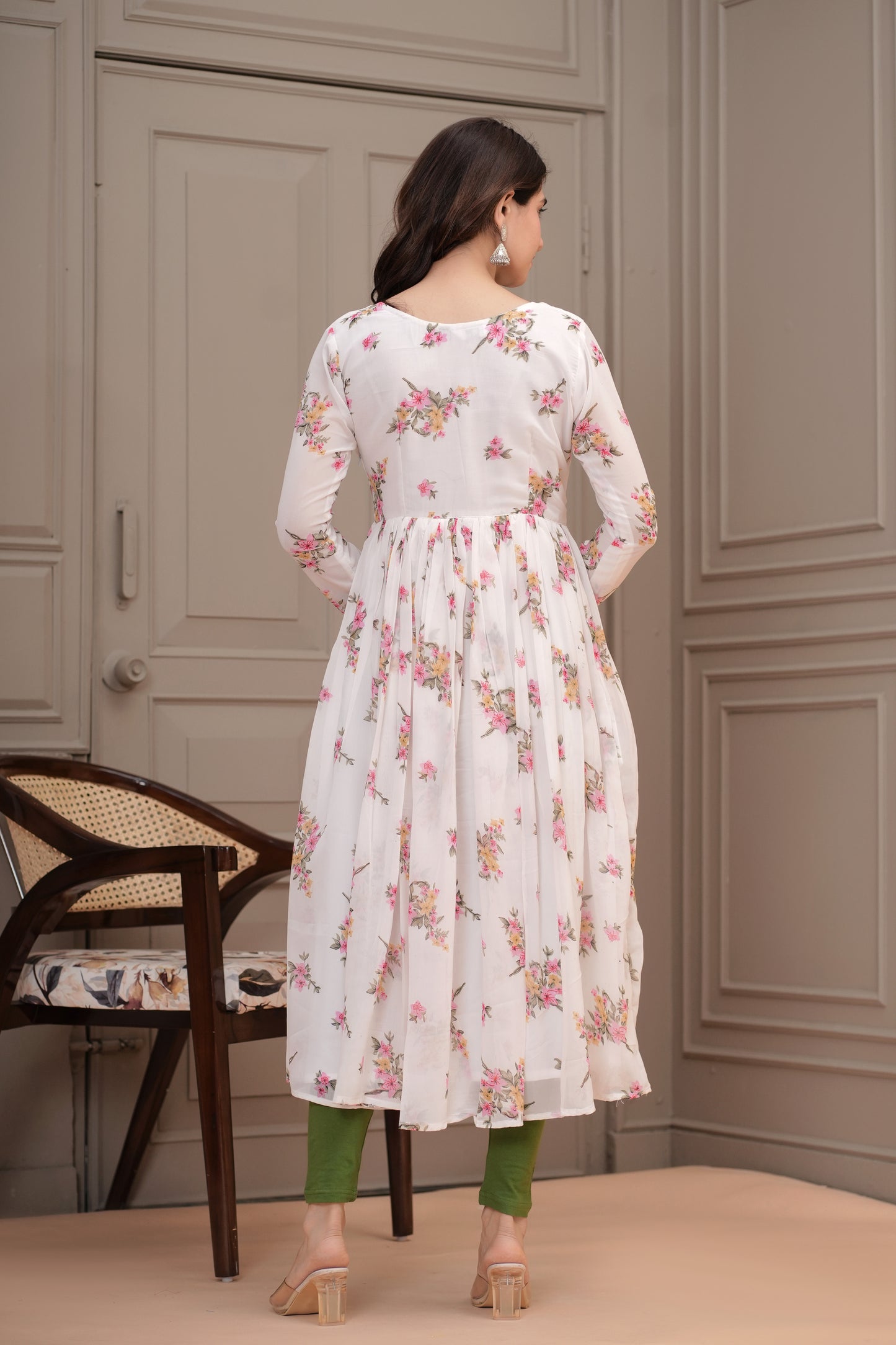 Gulbanoo Georgette Aaliya Flair Kurta